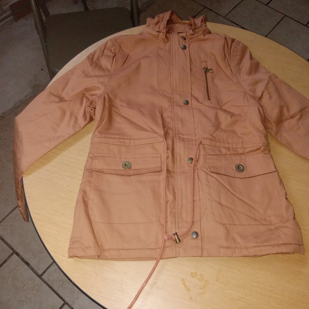 Q17 Faux fur lining jacket